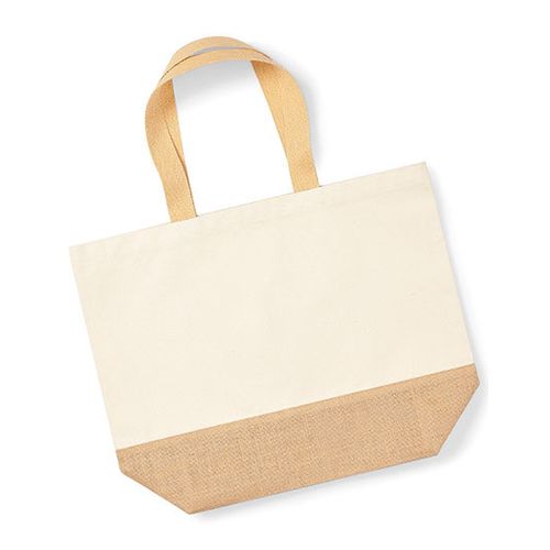 Jute Base Canvas Bag XL, Westford Mill, SquareNuts - Mataro Advice srl