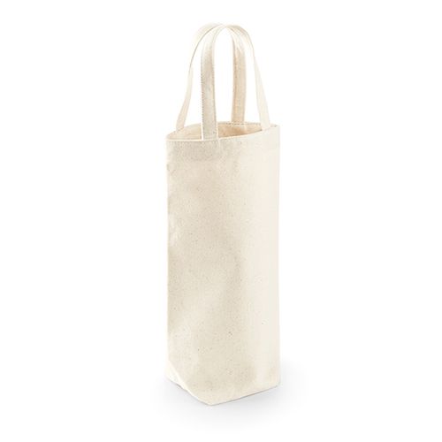 Fairtrade Cotton Bottle Bag, Westford Mill, SquareNuts - Mataro Advice srl