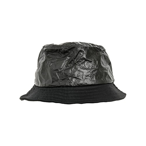 Crinkled Paper Bucket Hat
