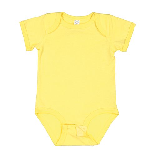 Infant Fine Jersey Short Sleeve Bodysuit, Rabbit Skins, SquareNuts - Mataro Advice srl