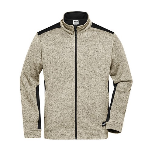 Men´s Knitted Workwear Fleece Jacket -STRONG- - Image 1