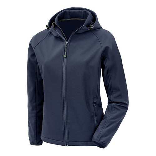 Women´s Recycled 3-Layer Printable Hooded Softshell Jacket - Image 1