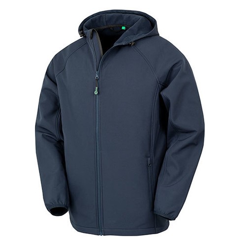Men´s Recycled 3-Layer Printable Hooded Softshell Jacket - Image 1