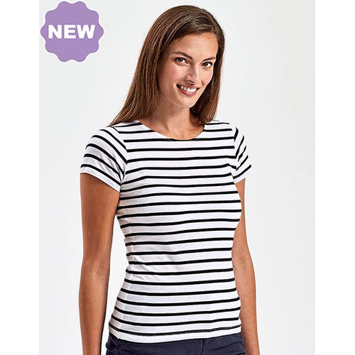 Women´s Marinière Coastal Short Sleeve Tee - Image 1