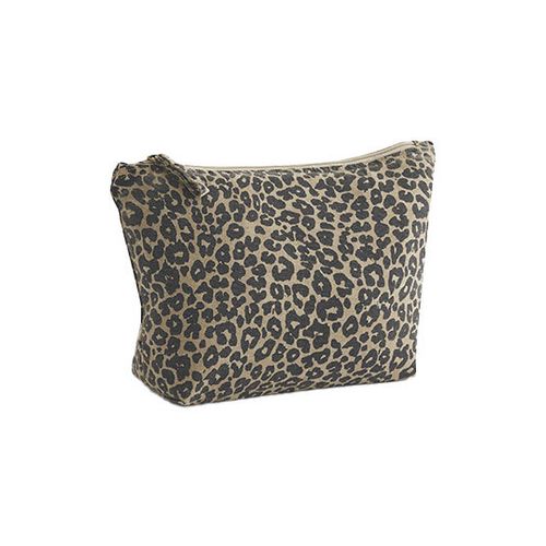 Leopard Print Canvas Accessory Bag, Westford Mill, SquareNuts - Mataro Advice srl