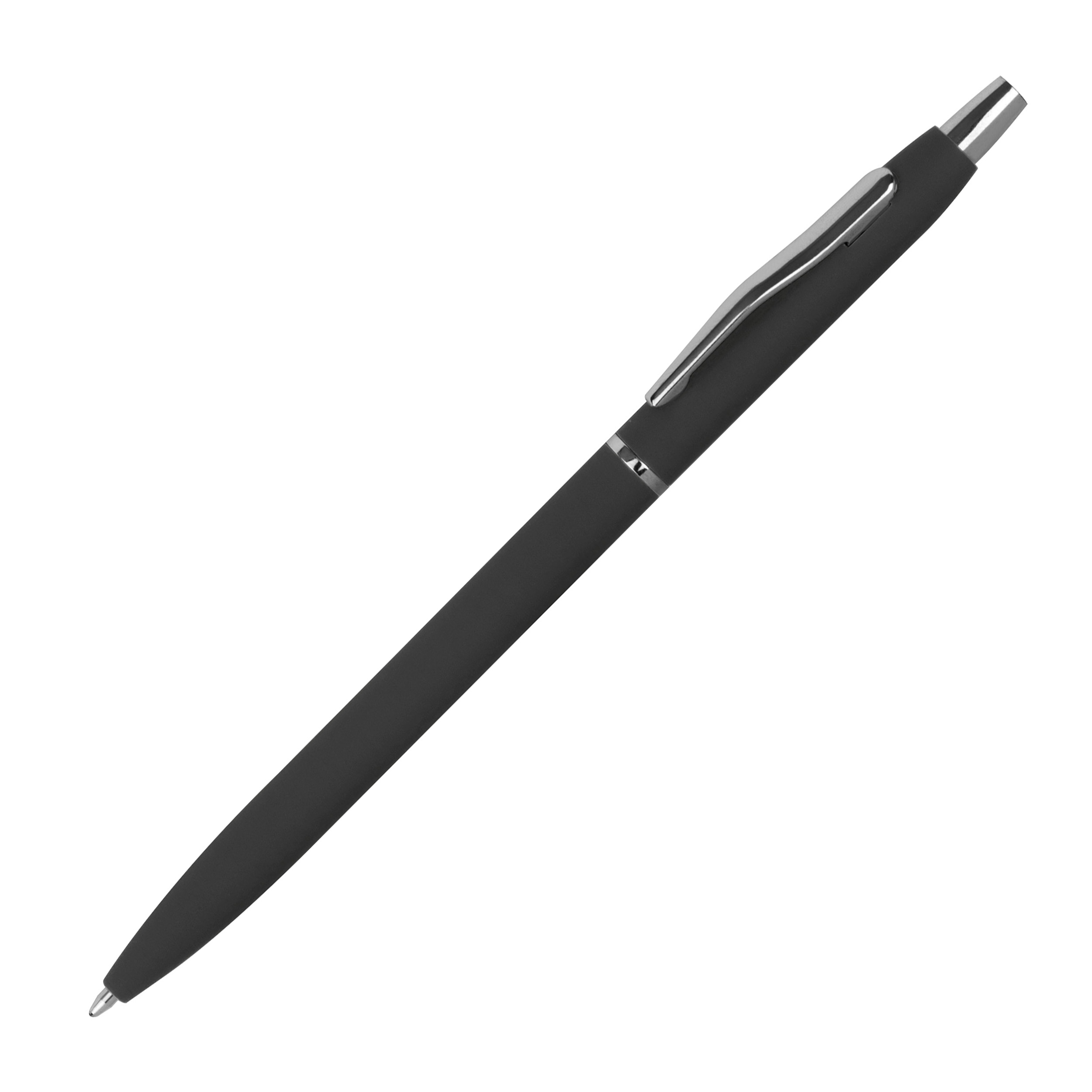 Stylo bille fin caoutchouté CRISTINA - 1