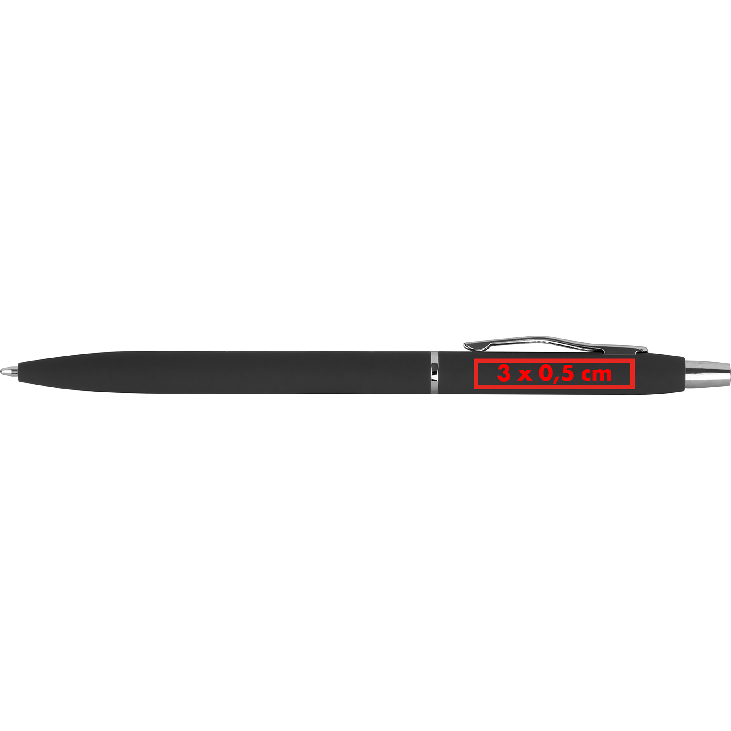 Stylo bille fin caoutchouté CRISTINA - 5