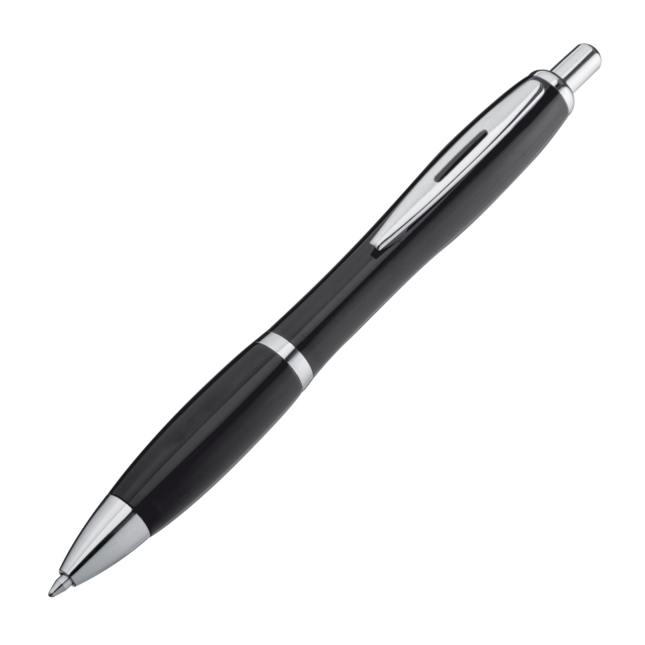 Stylo plastique avec clip en métall ERIN - 1