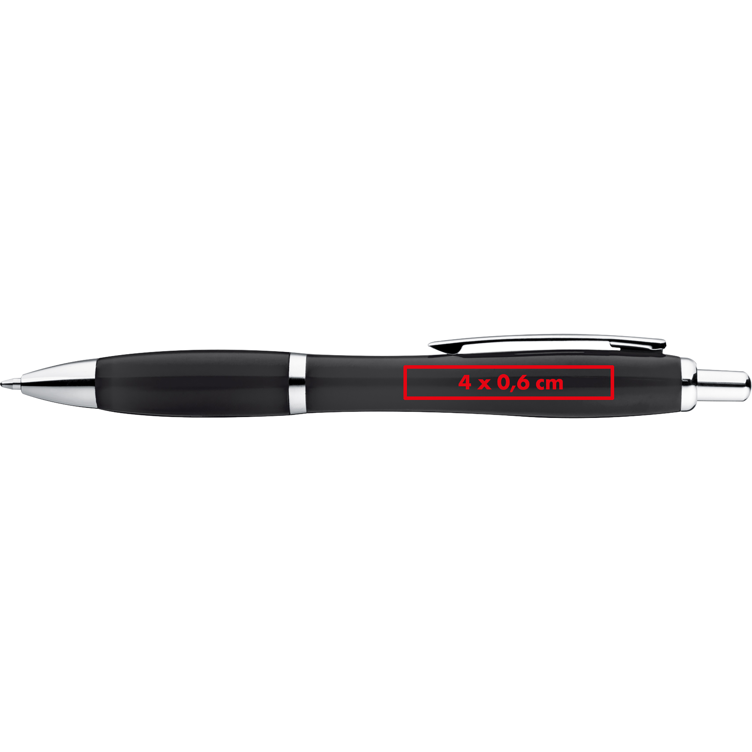 Stylo plastique avec clip en métall ERIN - 4