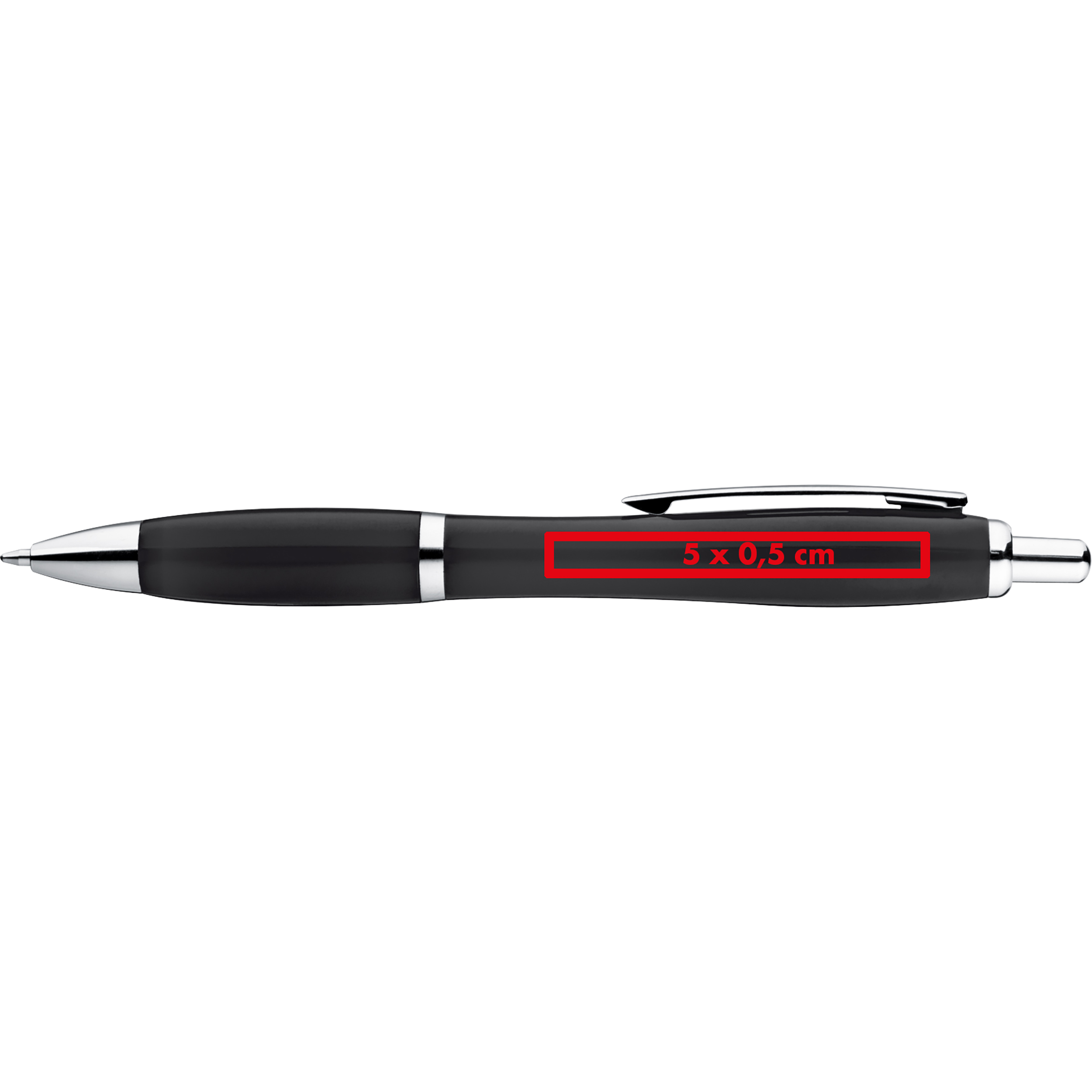 Stylo plastique avec clip en métall ERIN - 5