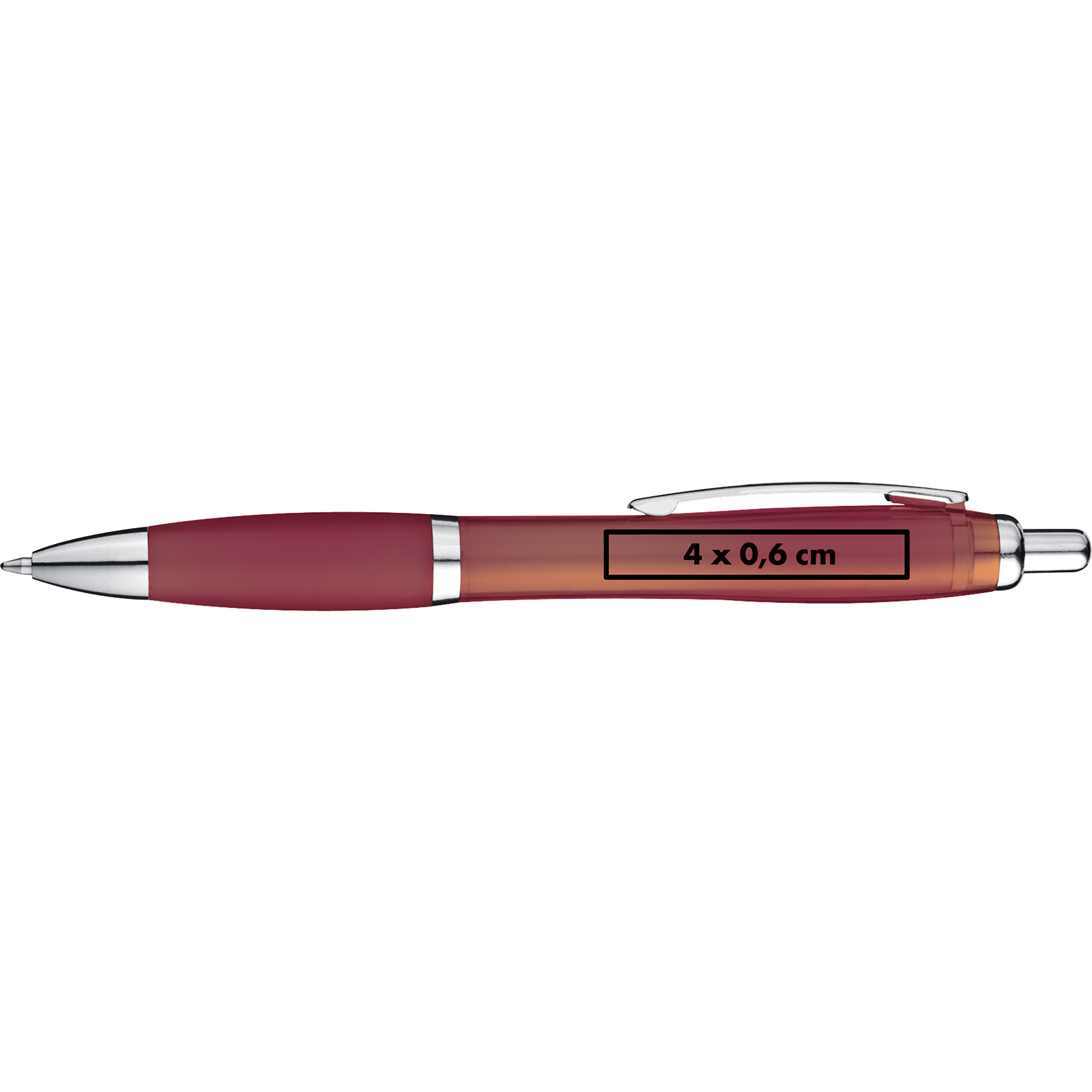 Stylo avec corps transparent coloré MELISSA - 4