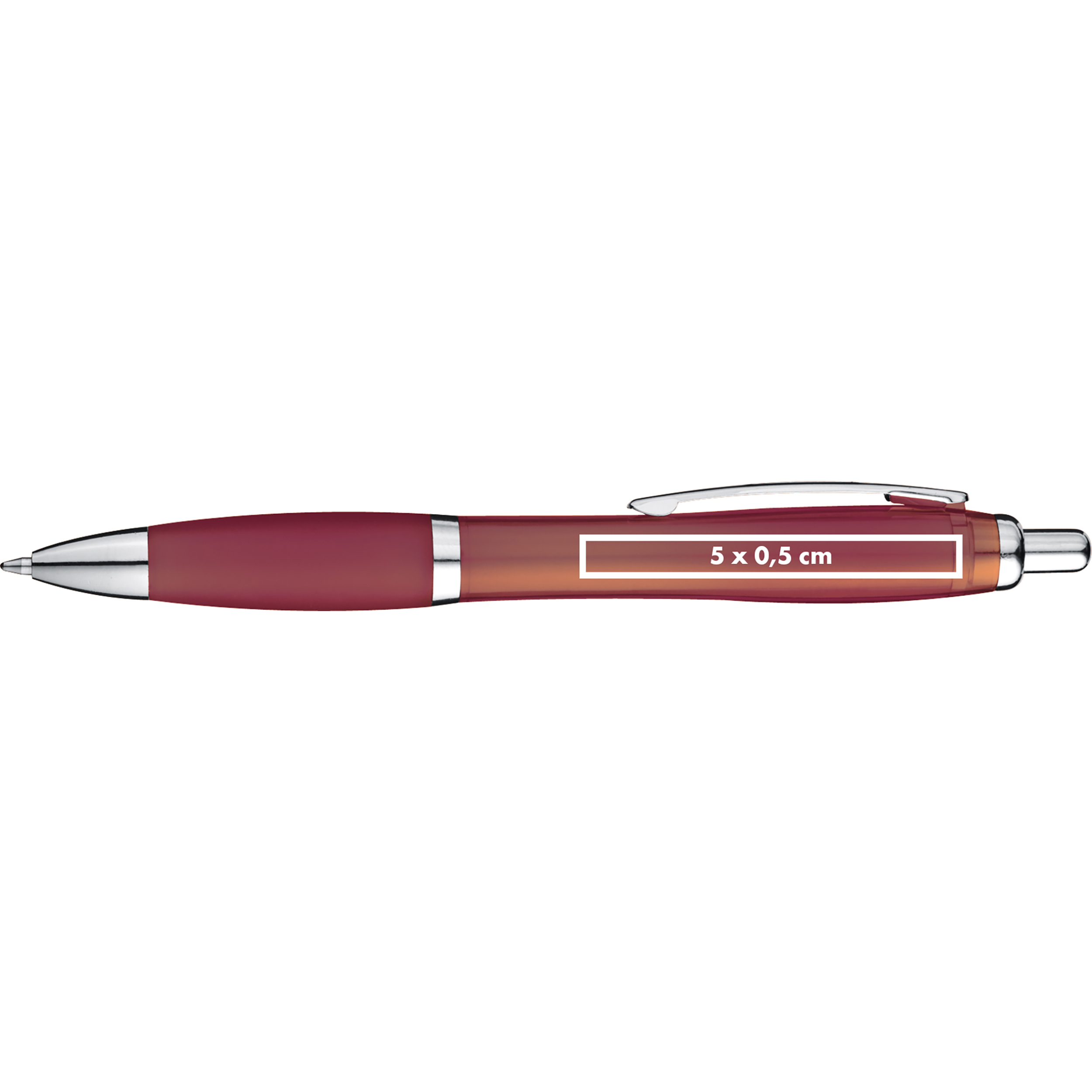 Stylo avec corps transparent coloré MELISSA - 5