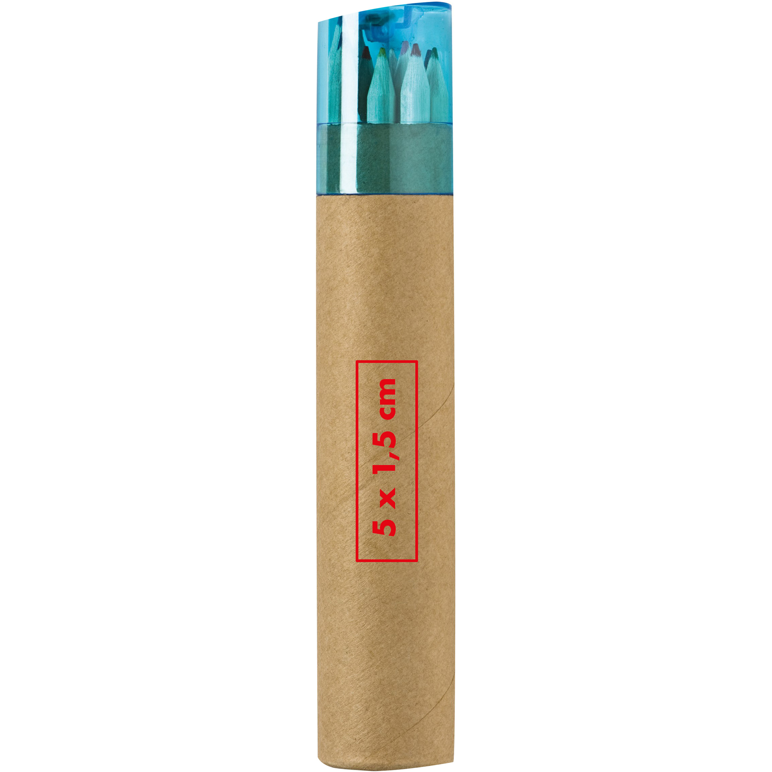 12 crayons de couleurs avec taille-crayon MIA - 3