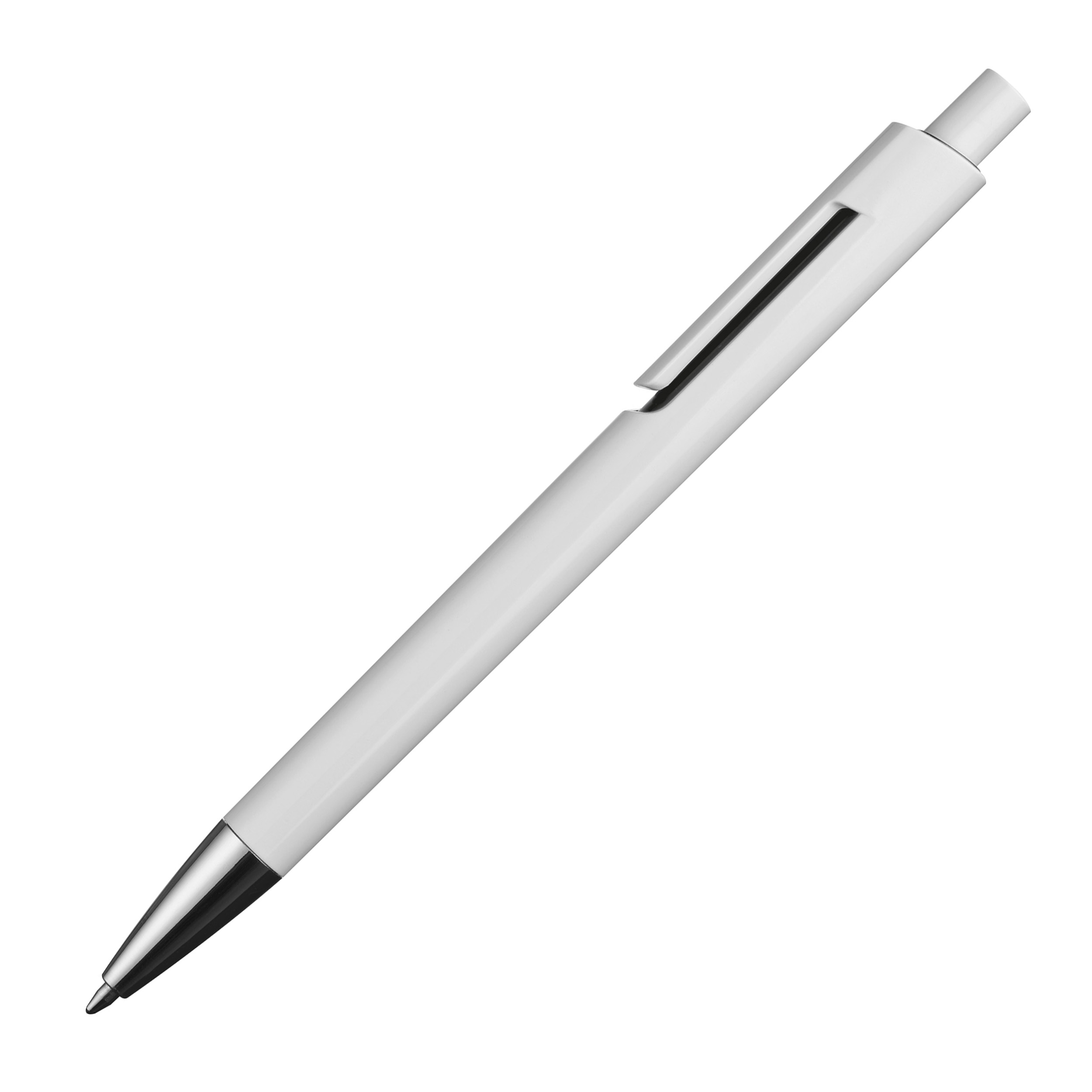 Stylo bille blanc avec applications colorées DEAN - 2