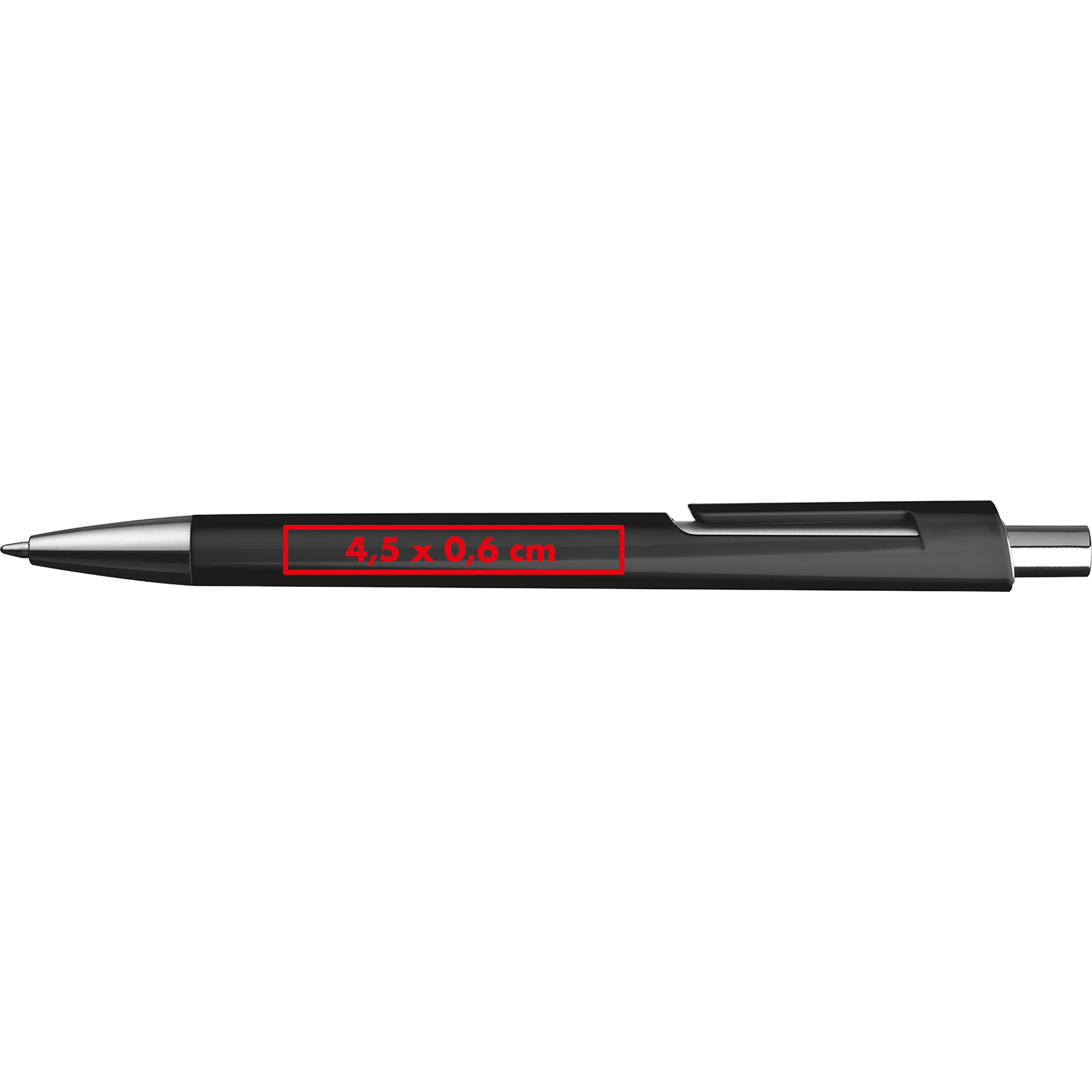 Stylo bille avec applications argentées CRAIG - 4