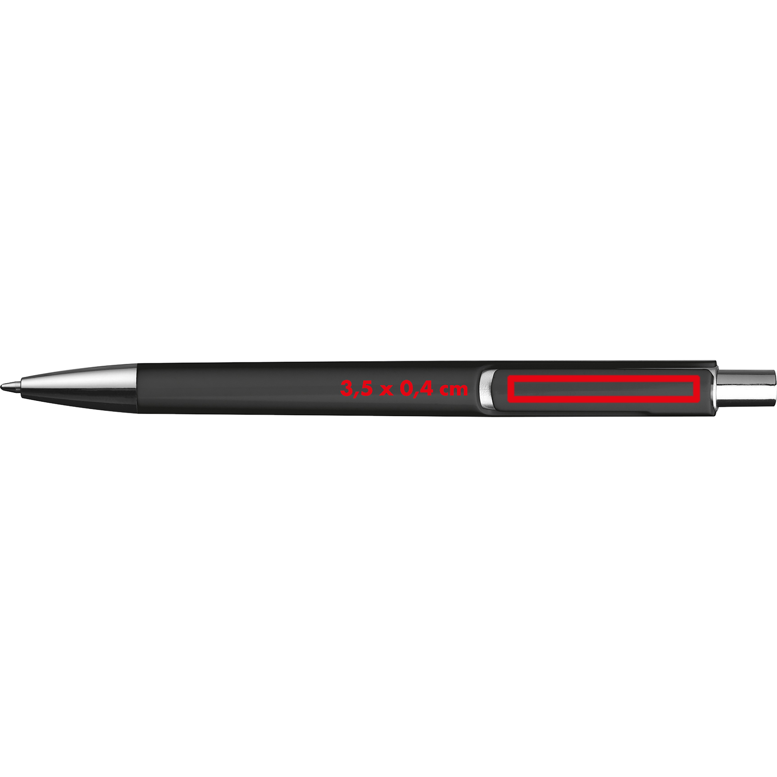Stylo bille avec applications argentées CRAIG - 5
