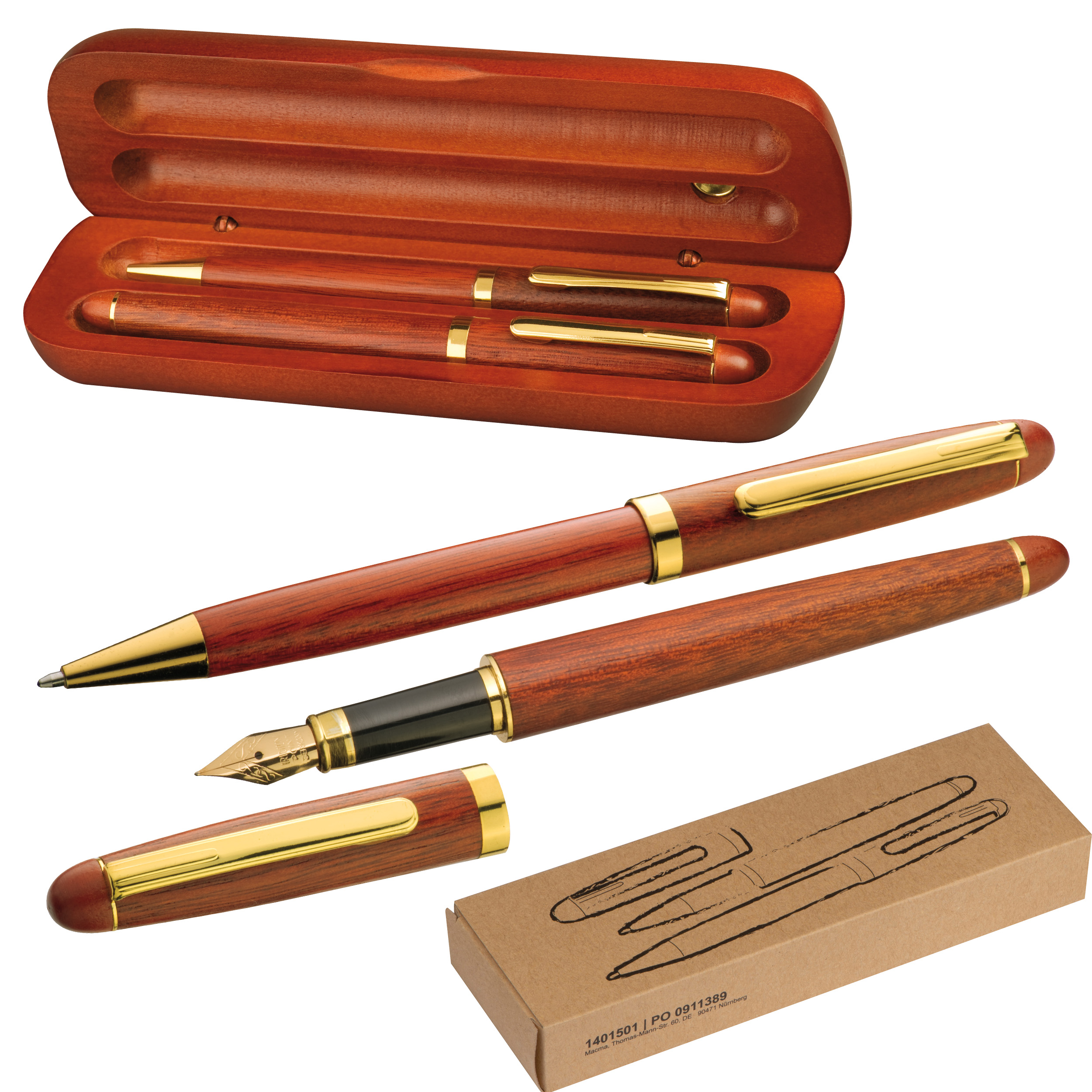 Set tout en bois DIRK - 1