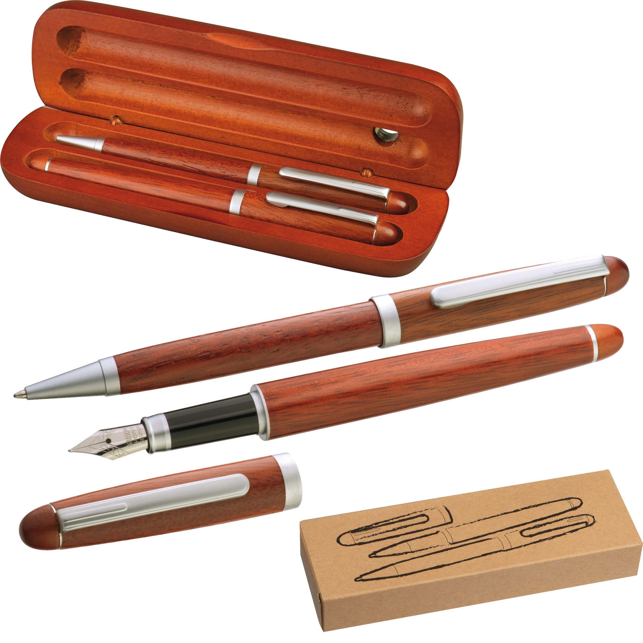 Set tout en bois JONATHAN - 1