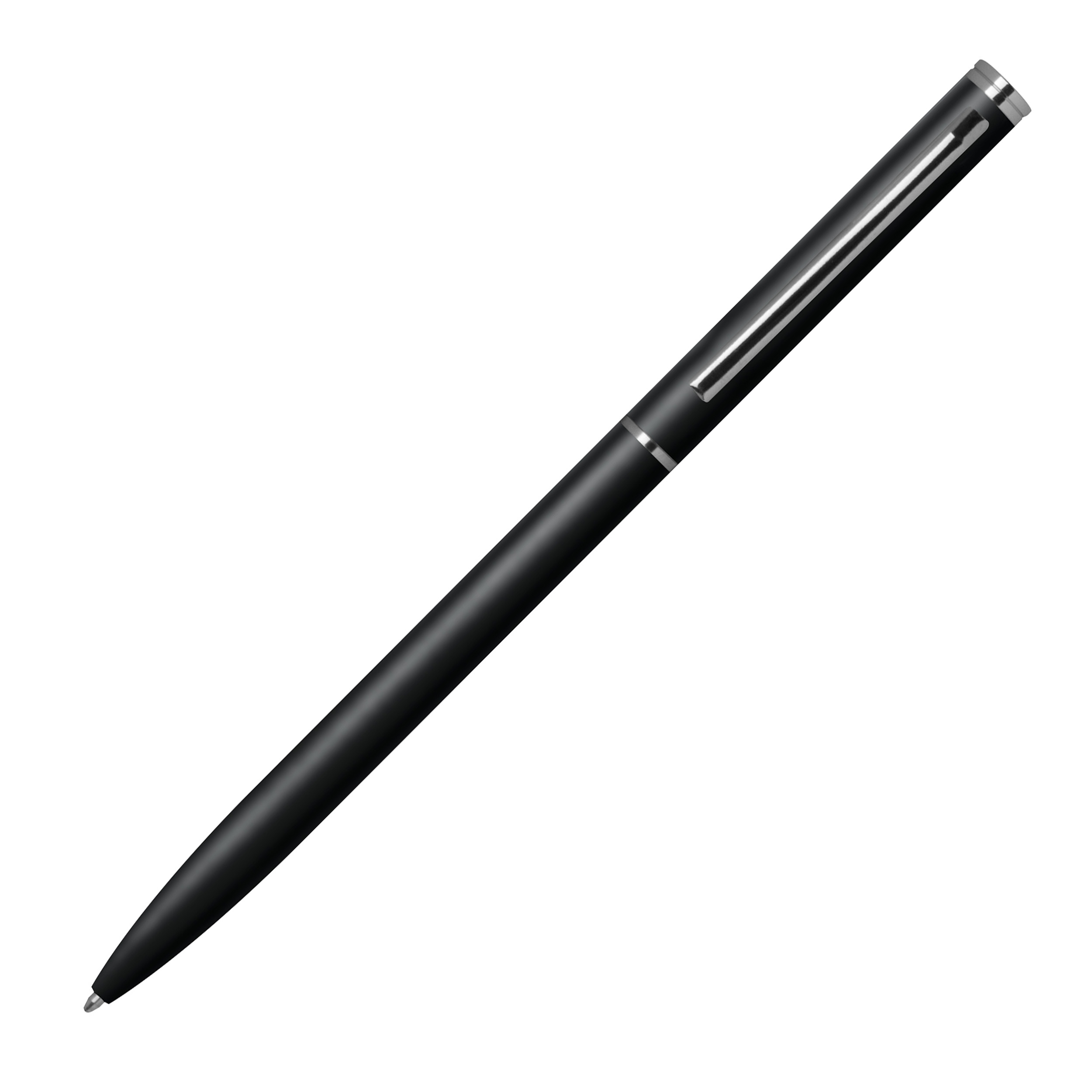 Elégant stylo bille twist slim chromé CRYSTAL - 2