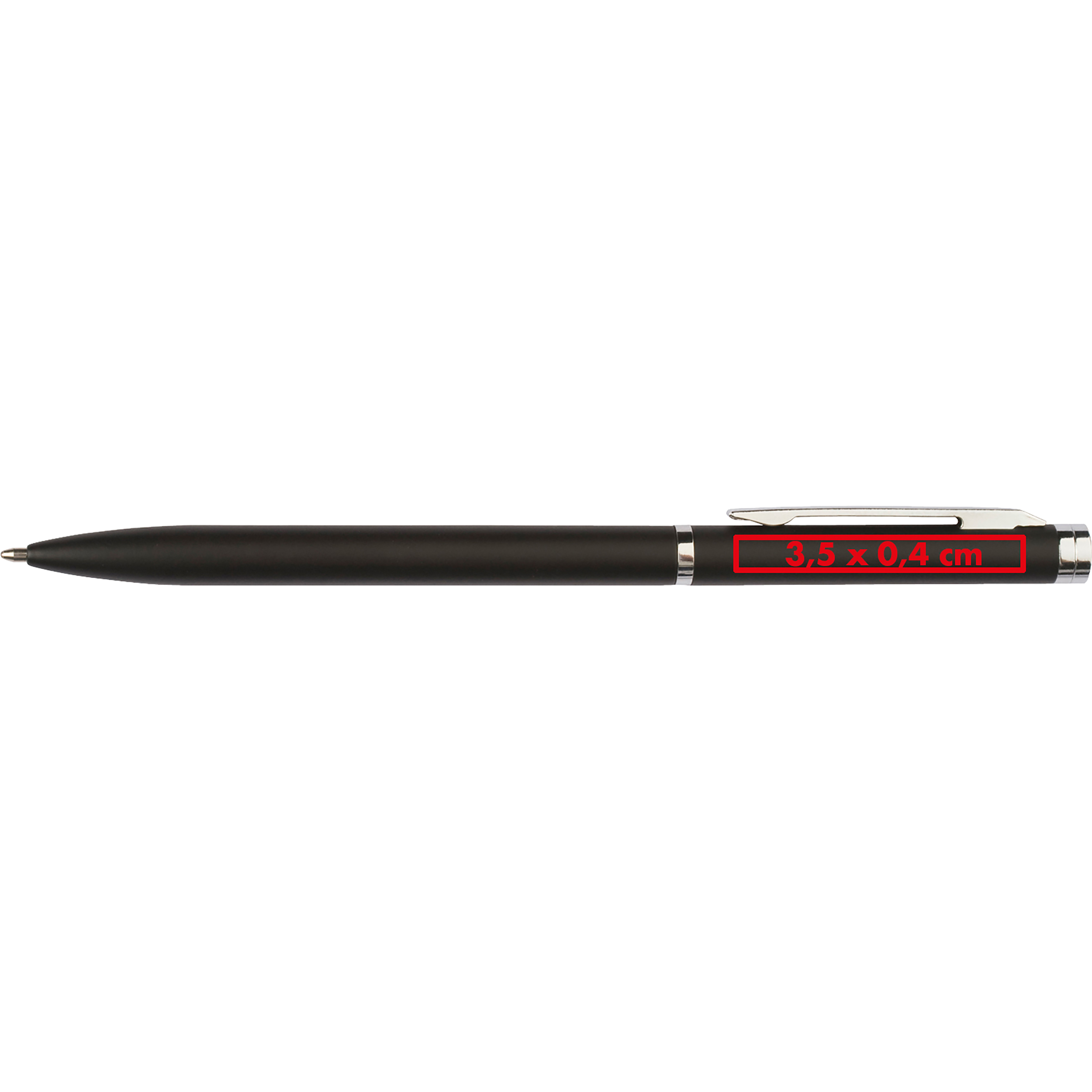 Elégant stylo bille twist slim chromé CRYSTAL - 4
