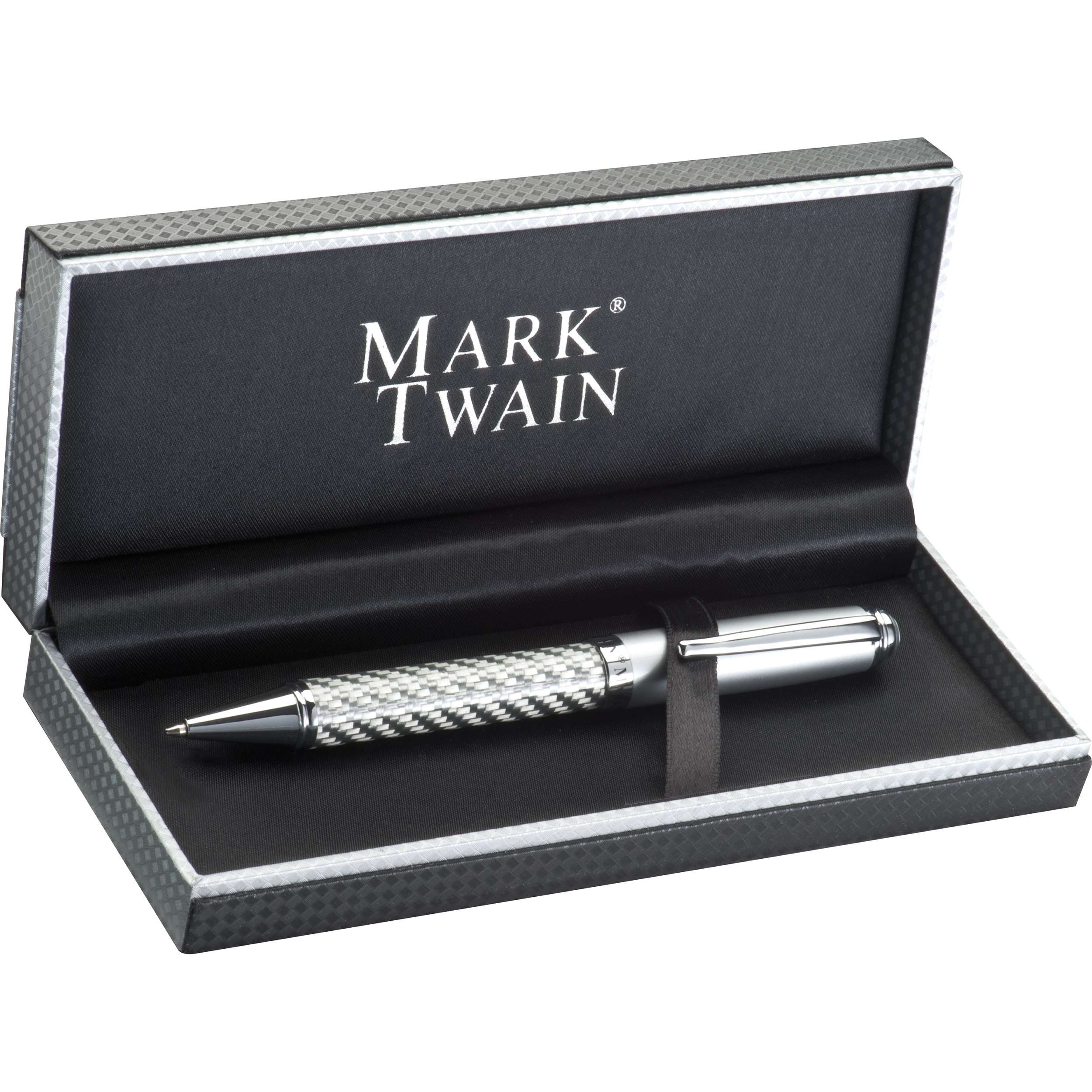 Stylo bille Mark Twain design carbone AURORA - 2