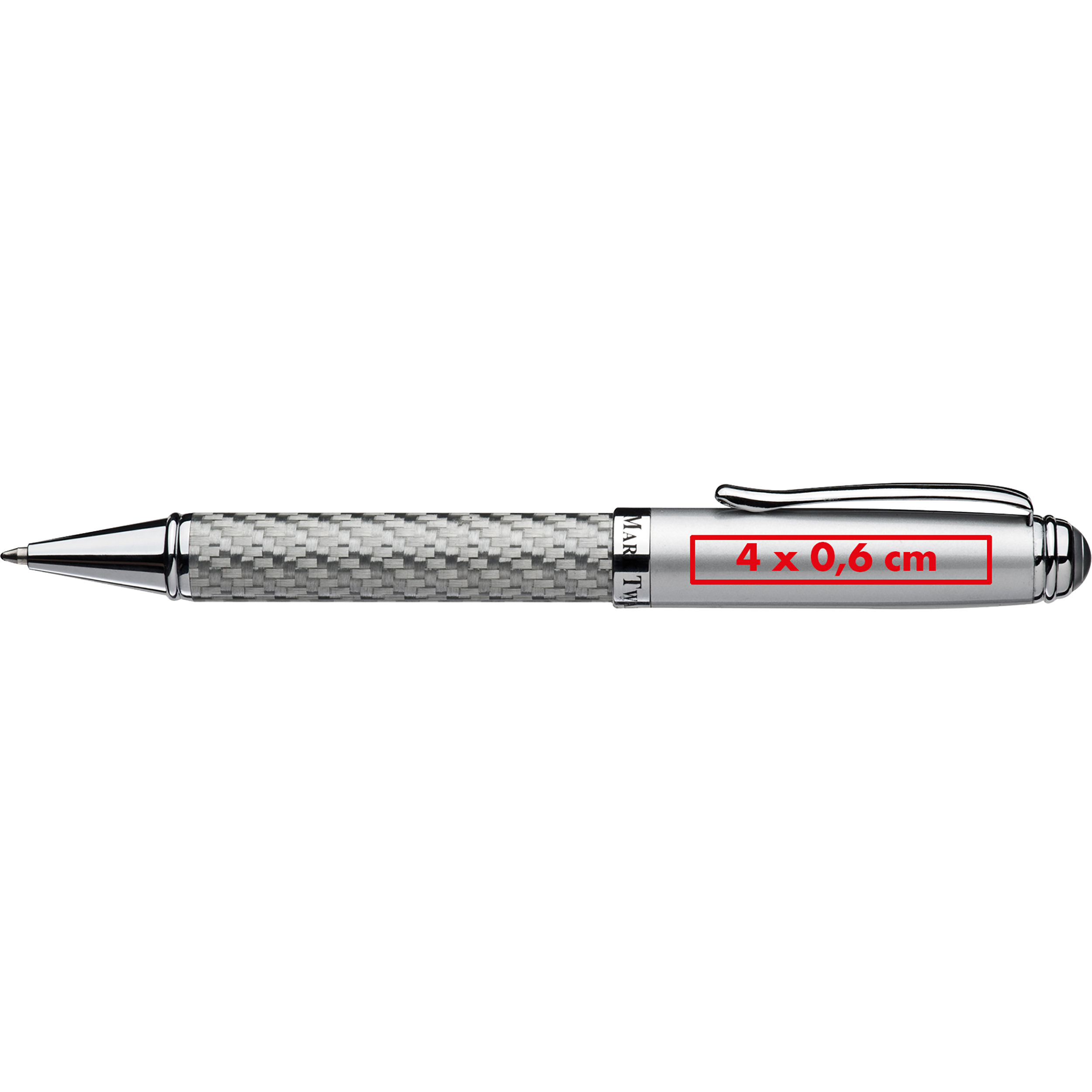 Stylo bille Mark Twain design carbone AURORA - 4