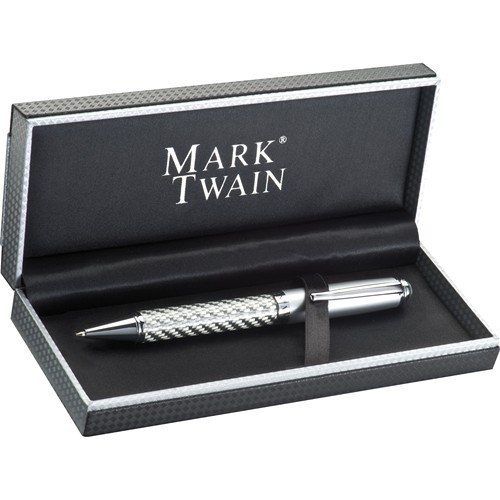 Stylo bille Mark Twain design carbone AURORA - 2