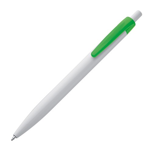 Stylo bille plastique avec clip de couleur BERTA - 1