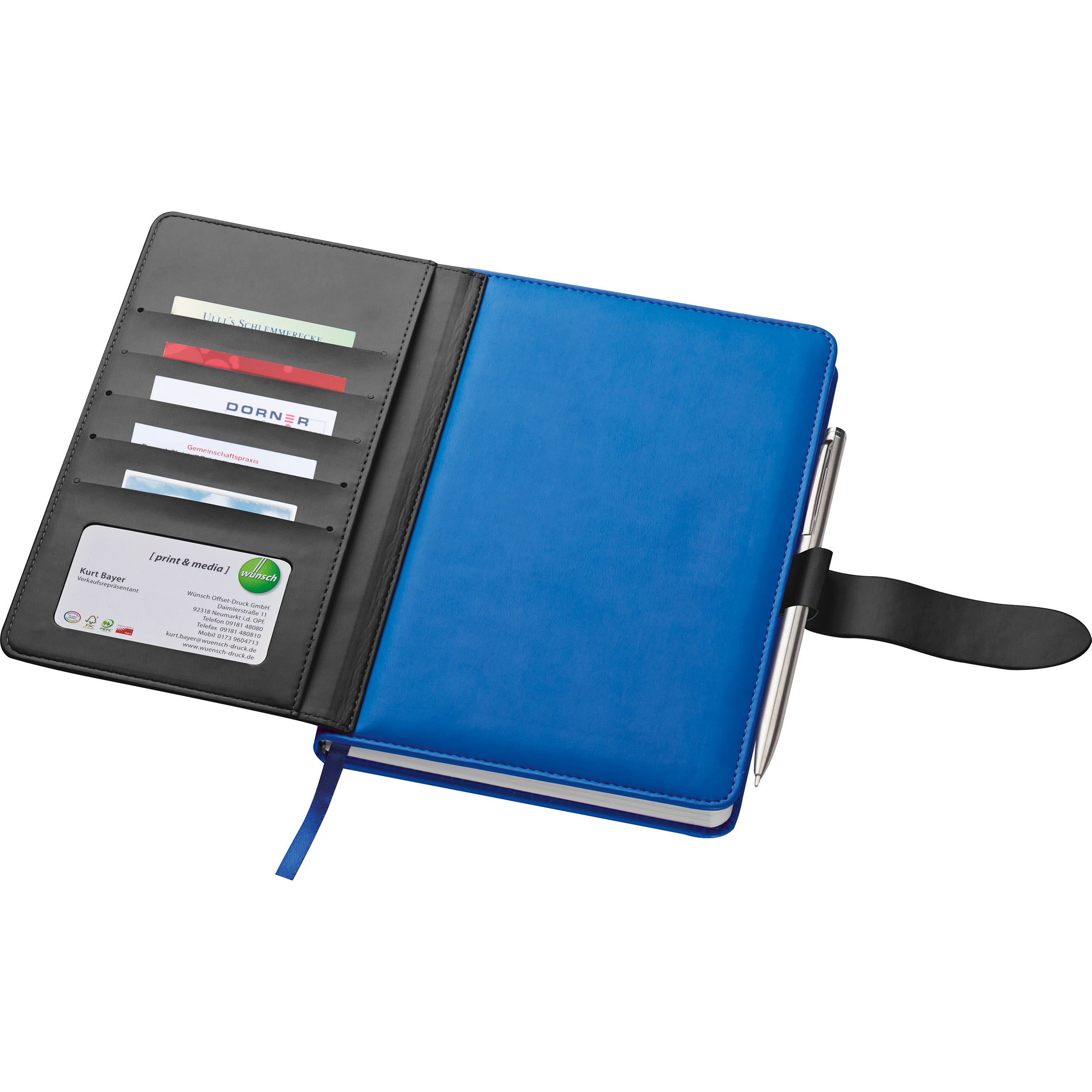 Carnet A5 avec fonction porte-cartes MARTIN - 3