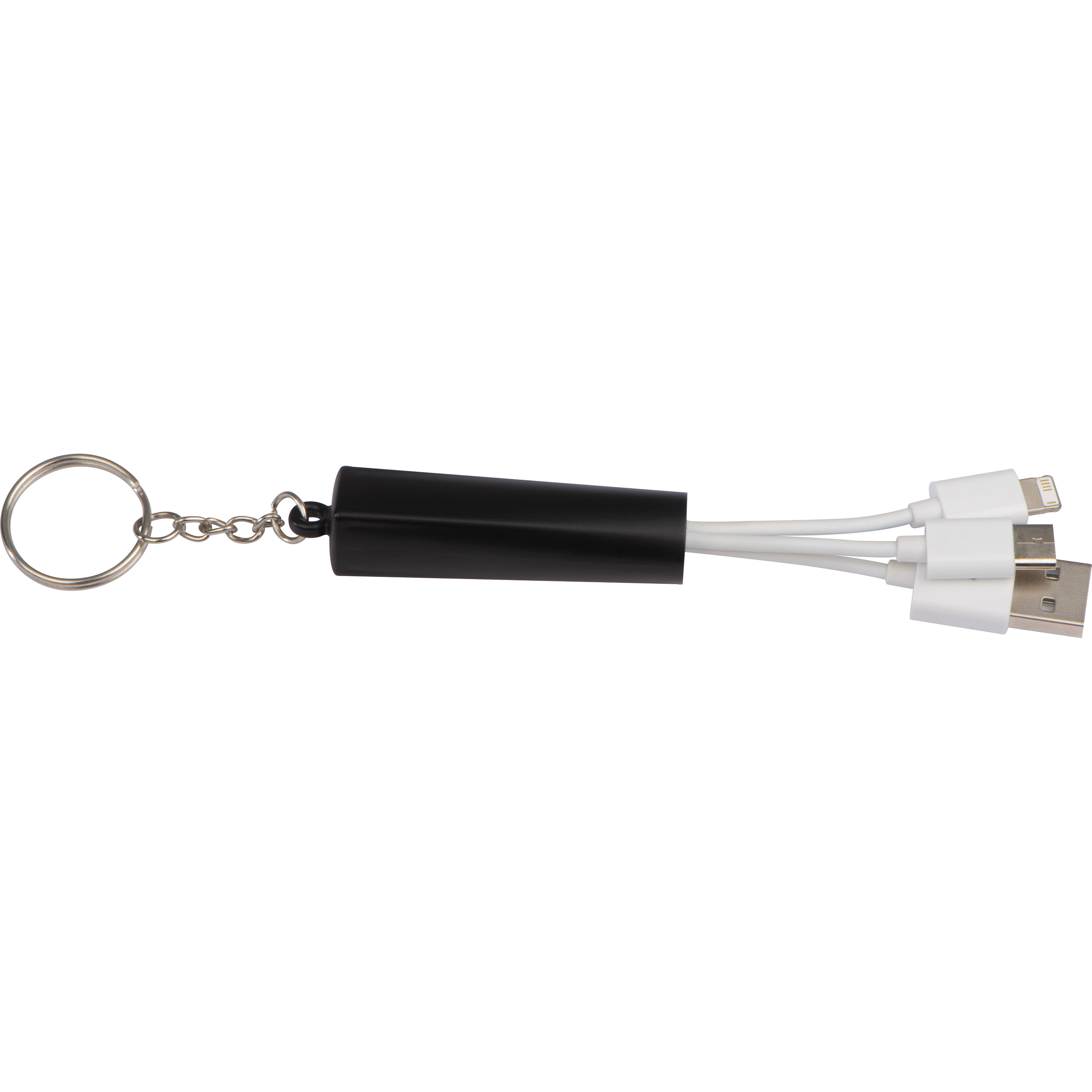 Porte-clés avec câble de recharge LED LANA - 1