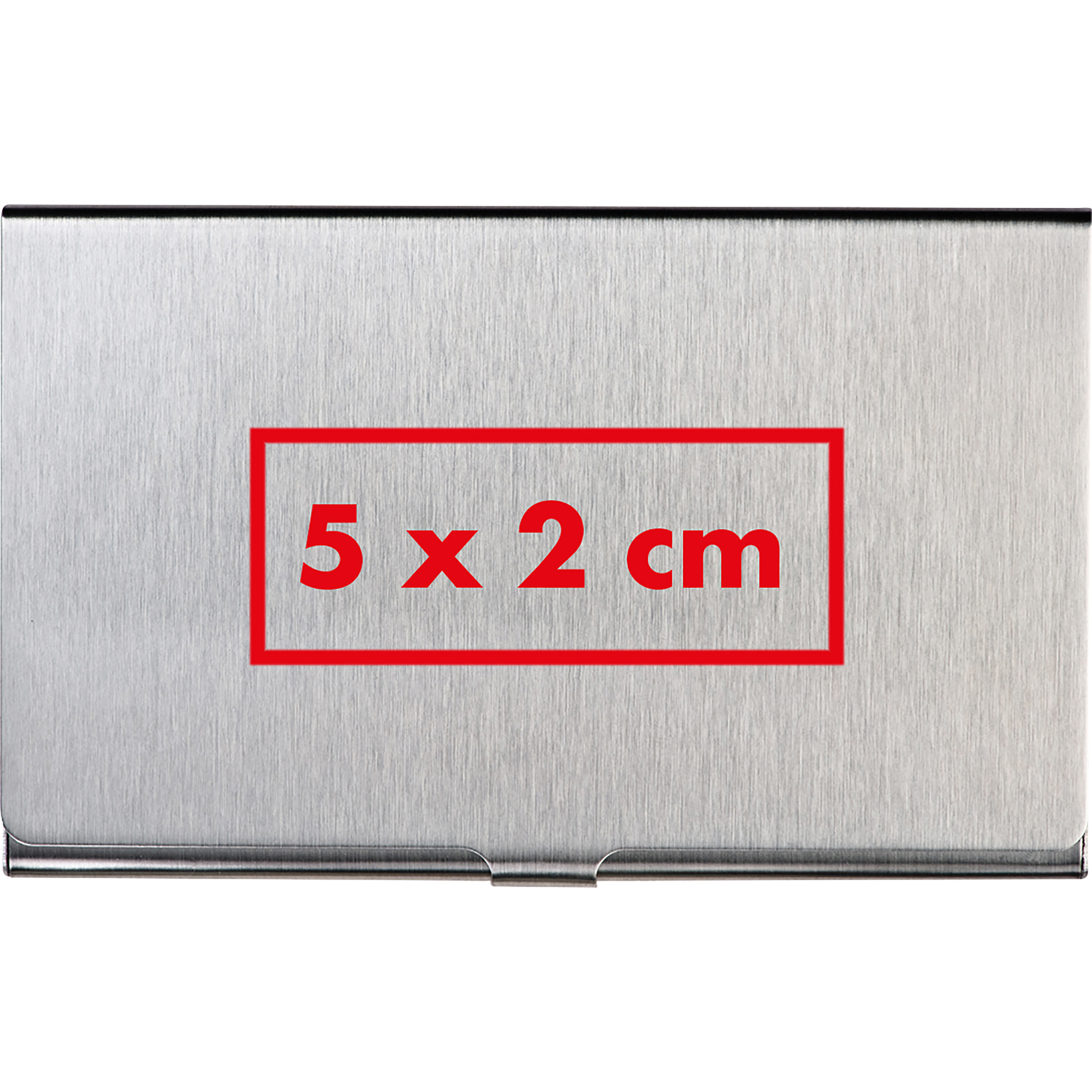 Étui pour cartes de visite en métal mat TINA - 4