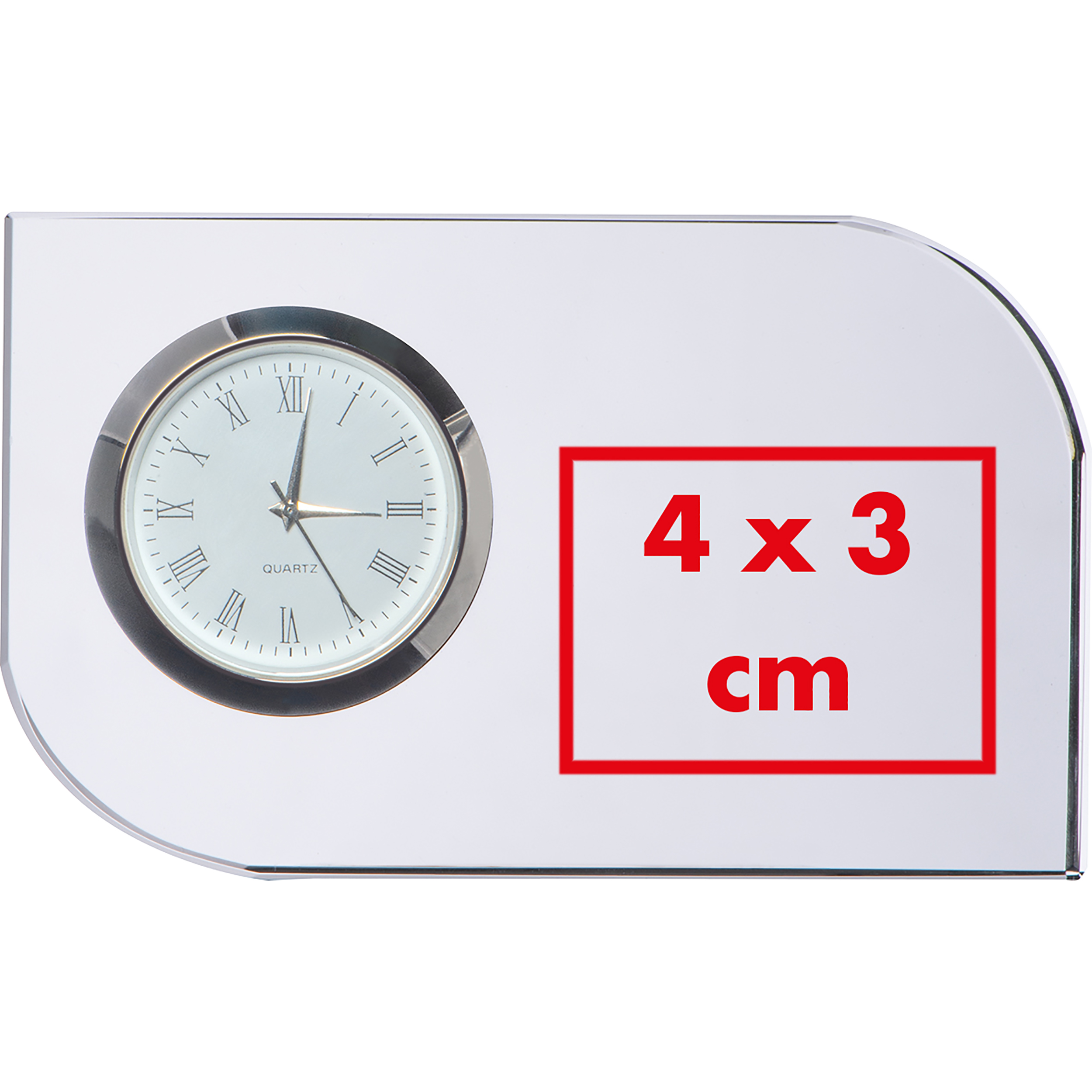 Horloge de bureau en verre GERALD - 4