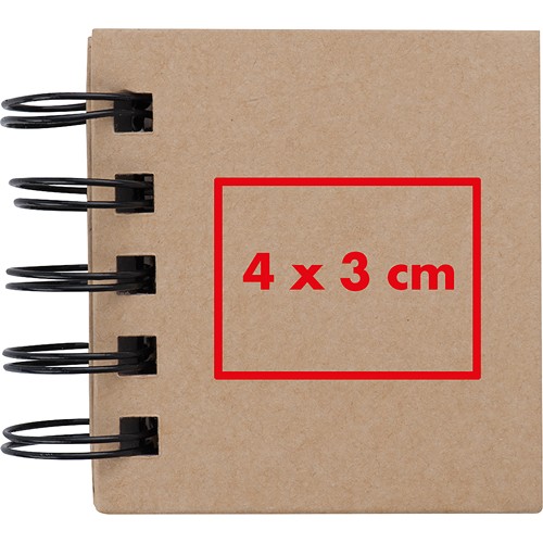 Petit carnet spirales avec index adhésifs BENEDYKTA - 4