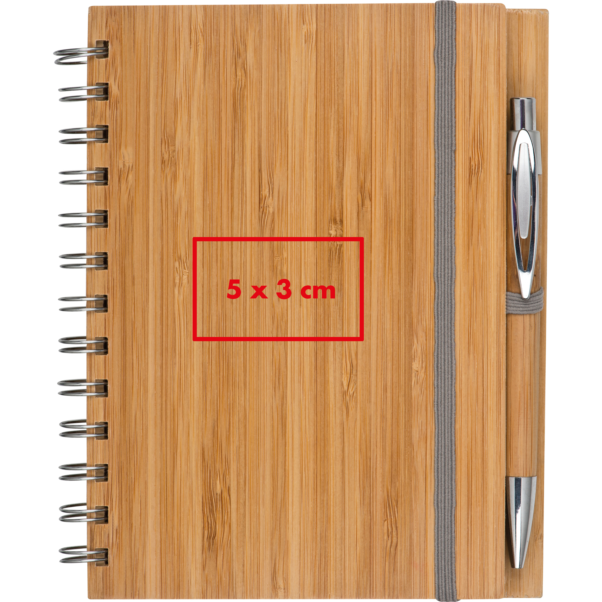 Carnet A5 avec couverture bambou FRANCESCA - 5