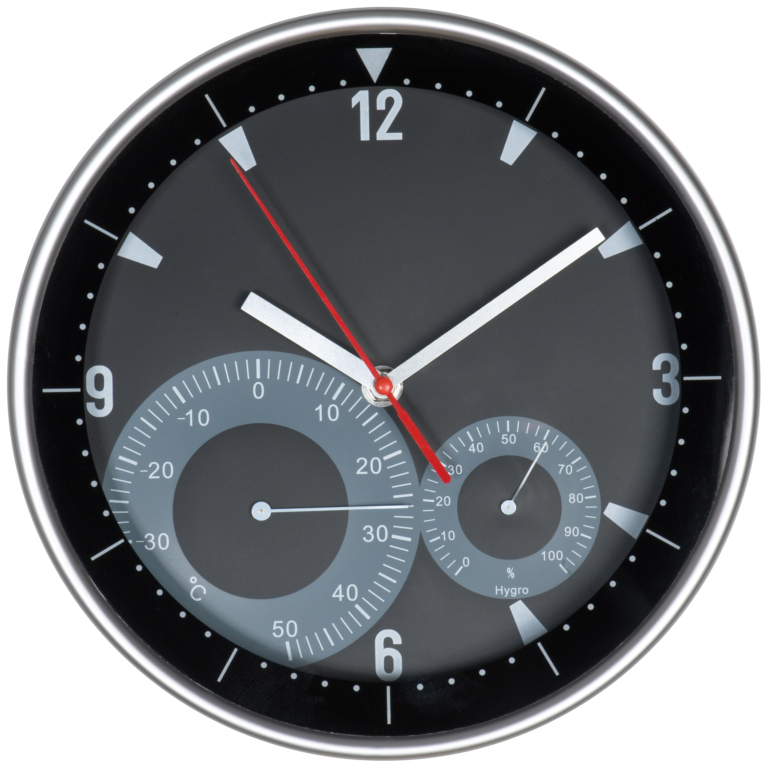 Horloge avec thermomètre et hygromètre GEORGE - 1