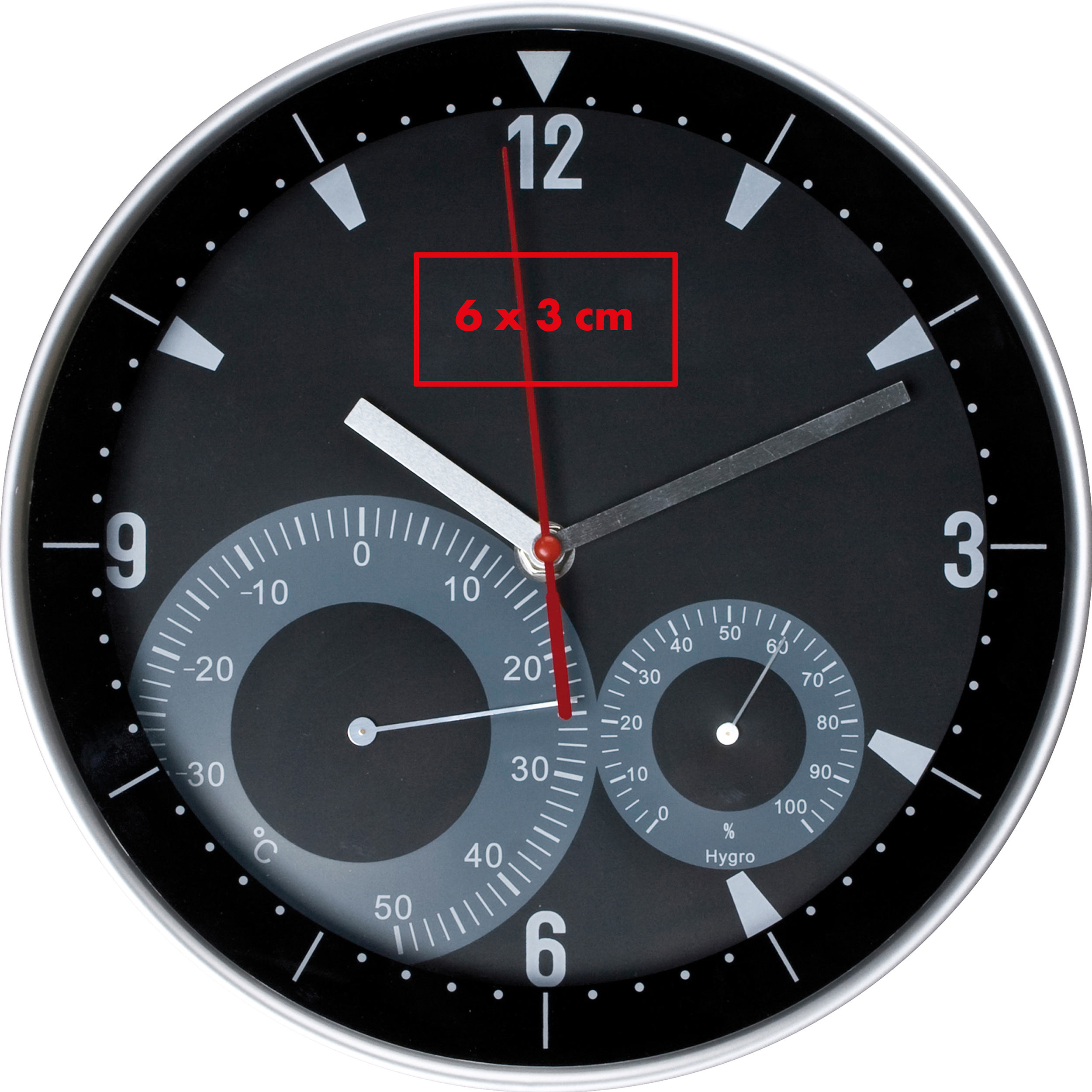 Horloge avec thermomètre et hygromètre GEORGE - 4