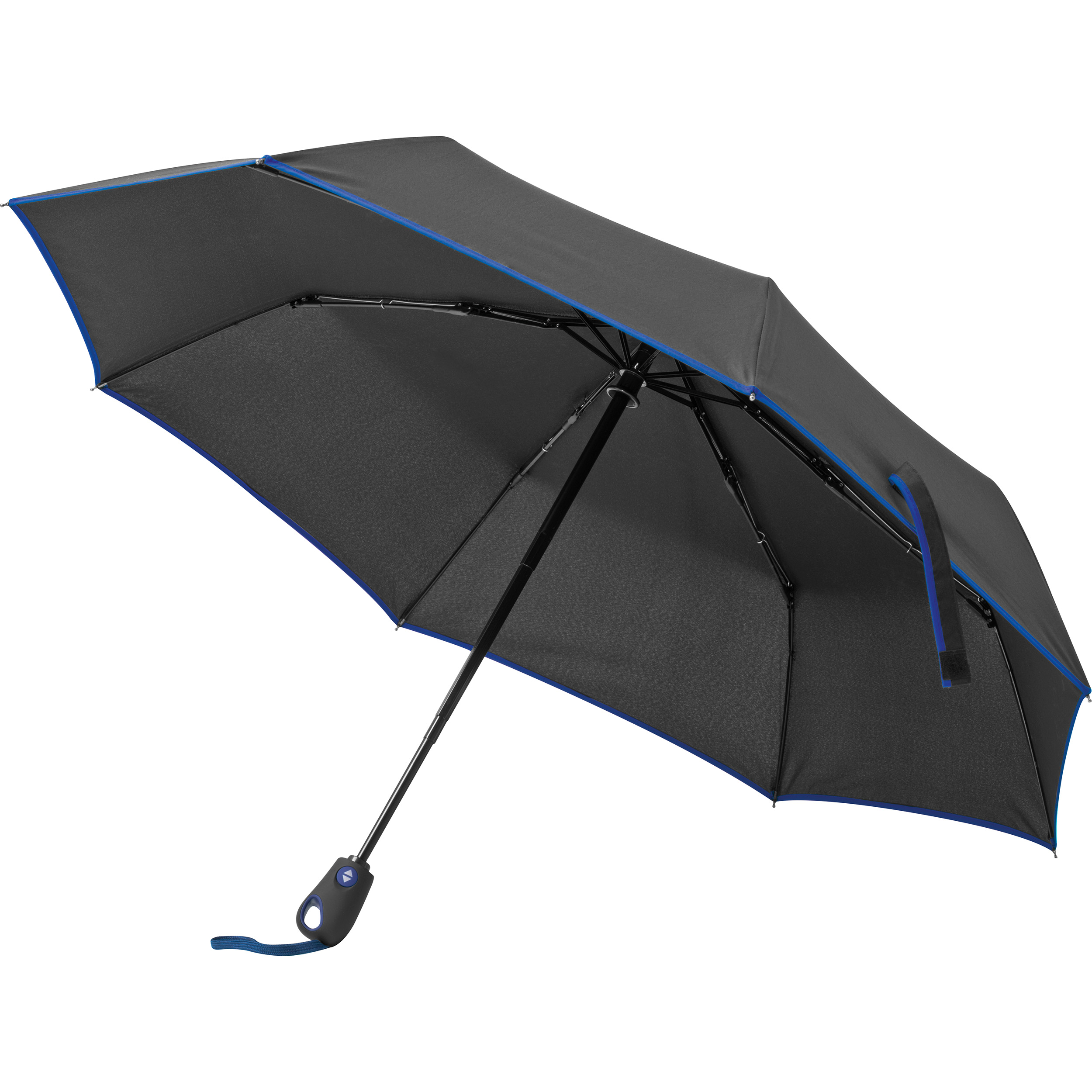 Parapluie noir avec bordure colorée BARTOLOME - 1