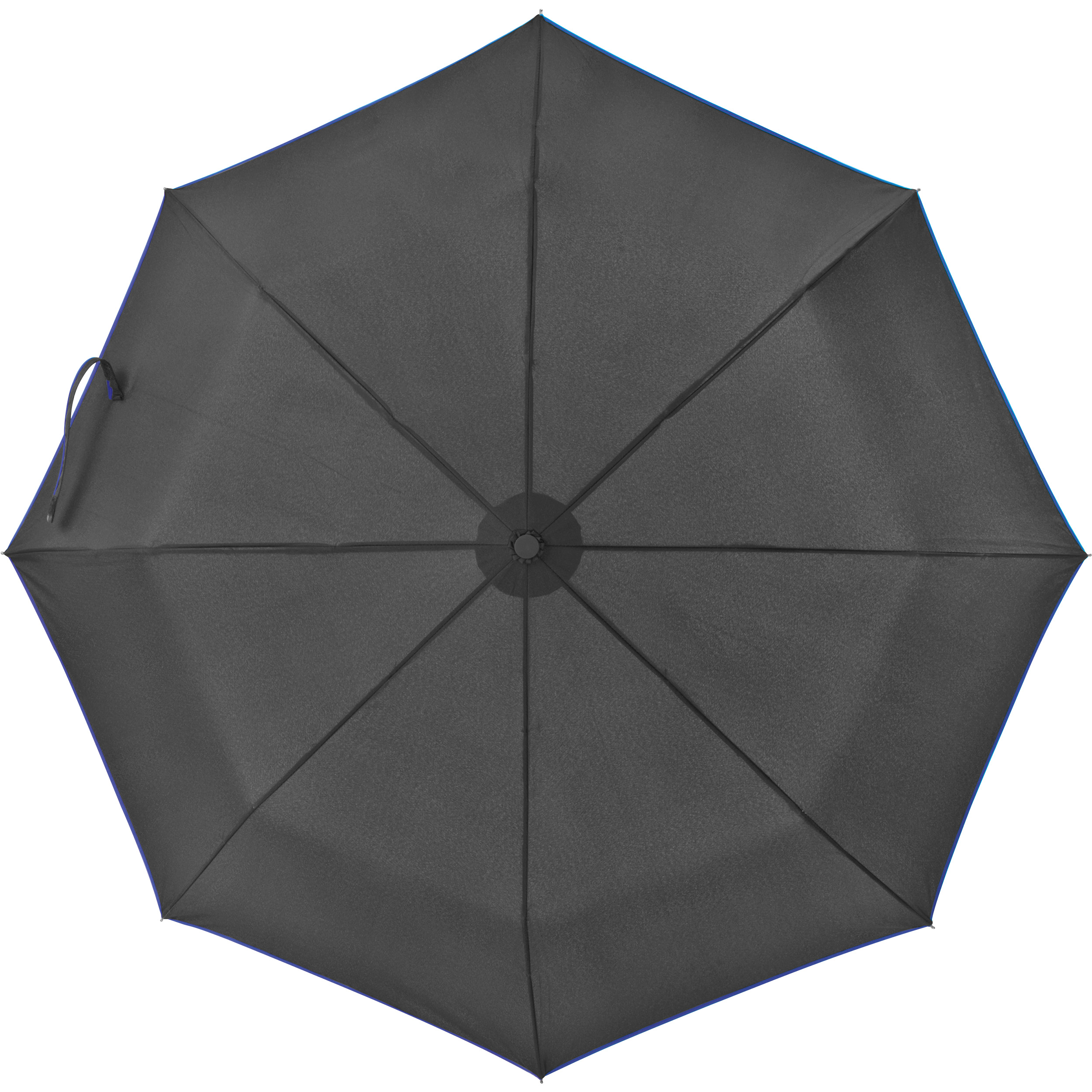 Parapluie noir avec bordure colorée BARTOLOME - 2