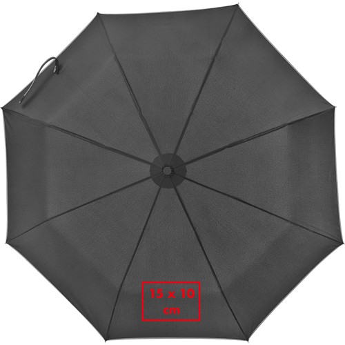 Parapluie noir avec bordure colorée BARTOLOME - 4