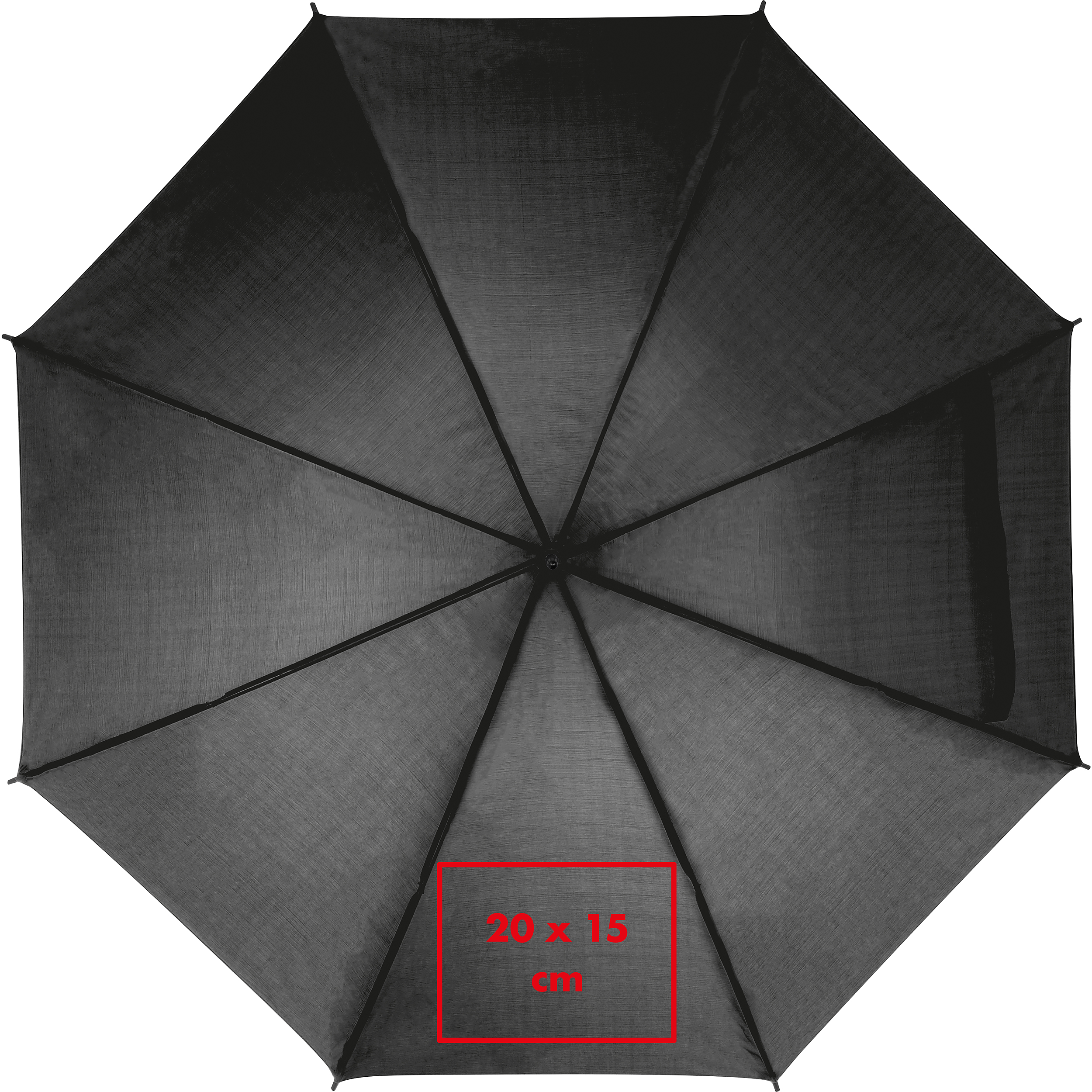 Parapluie automatique avec manche droite LOUIS - 3
