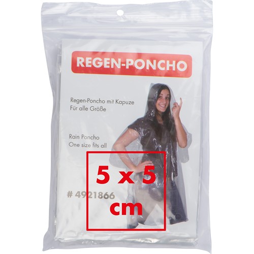 Poncho transparent blanc LOIS - 4