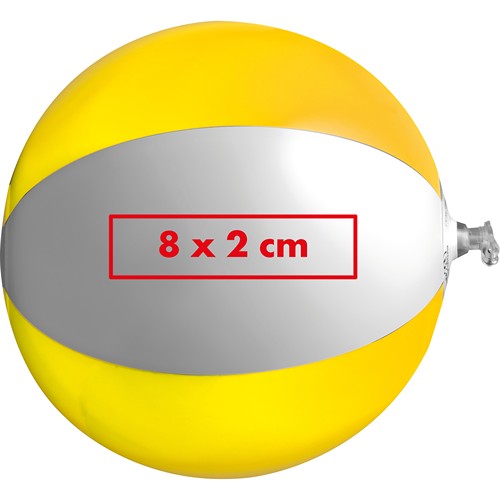 Mini ballon de plage bicolore - 2