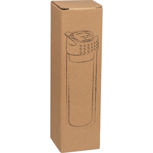 Bouteille en verre avec passoire LIVIO - 3