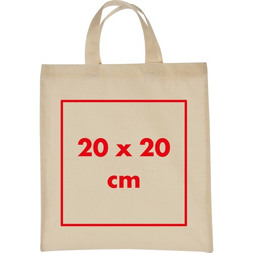 Sac en coton à anses courtes KERSTIN - 3