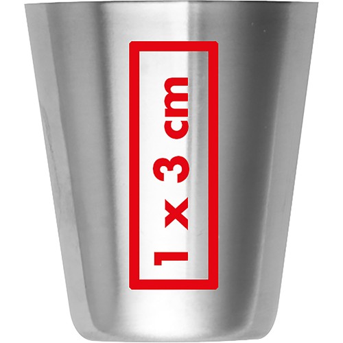 4 gobelets à liqueur en acier inoxydable FILIPPO - 2