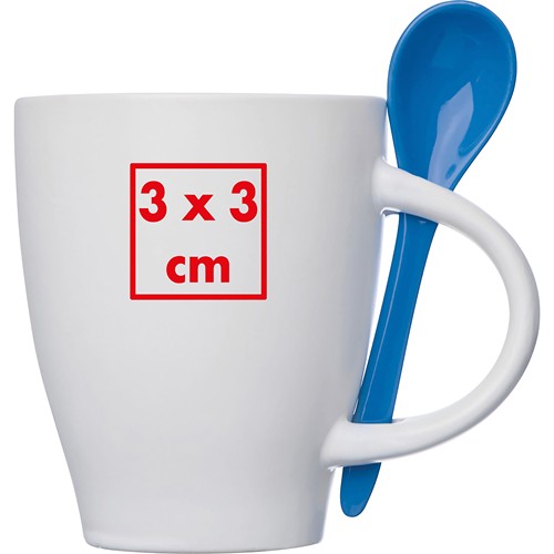 Tasse en porcelaine avec cuillère ARMANDO - 3