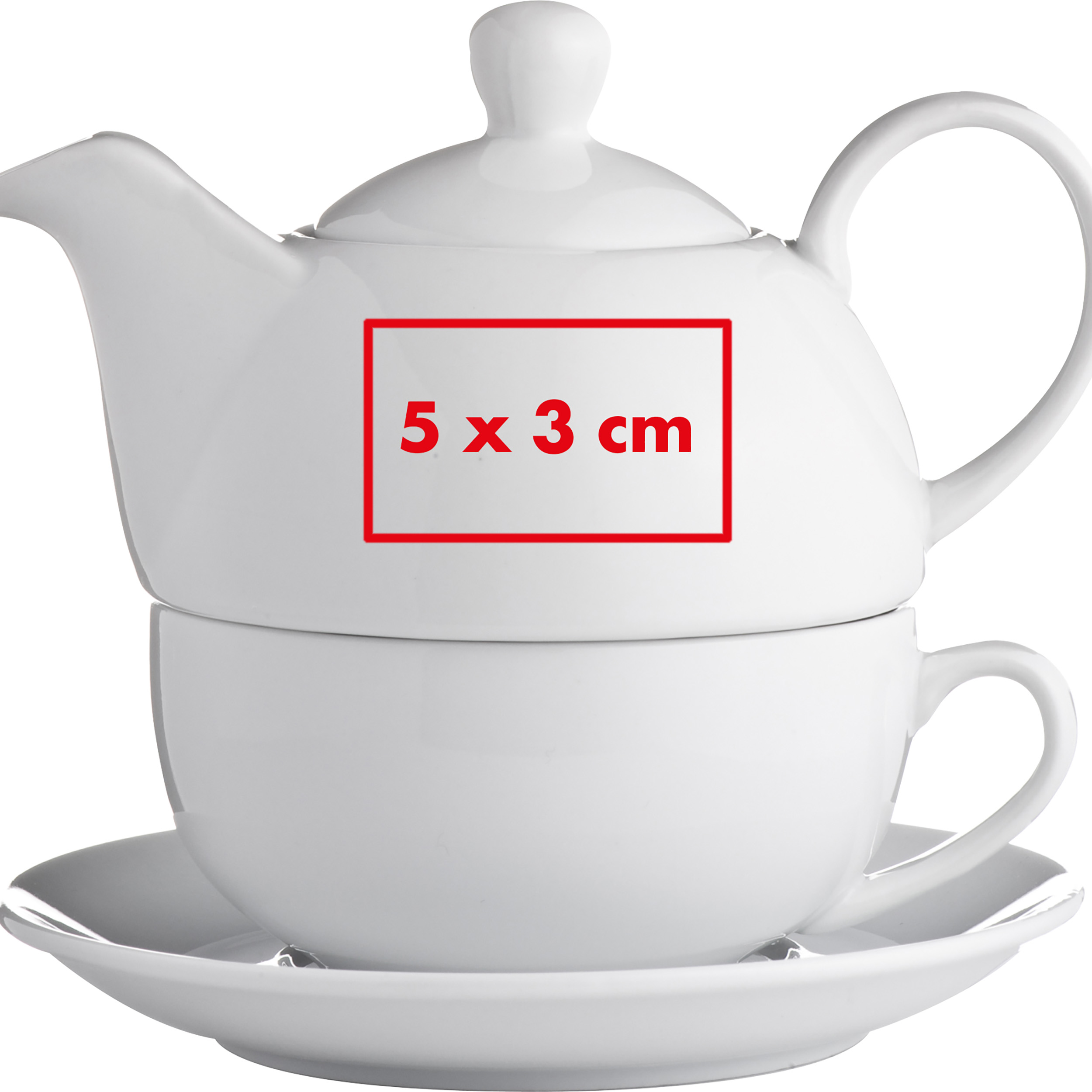 Service à thé deux en un: tasse, soucoupe et théière ELIAS - 4