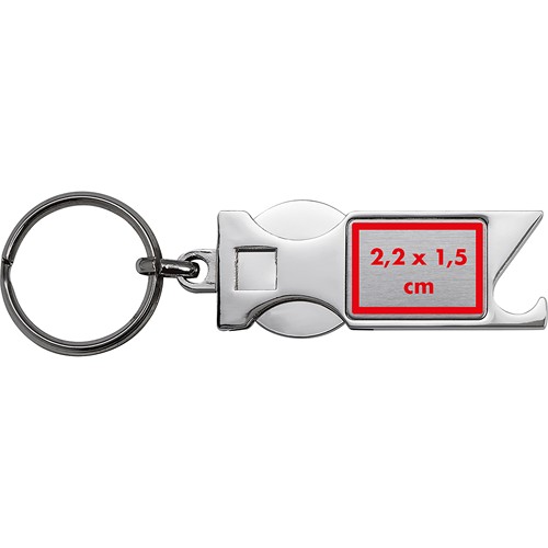 Porte-clés avec jeton HILDE - 4