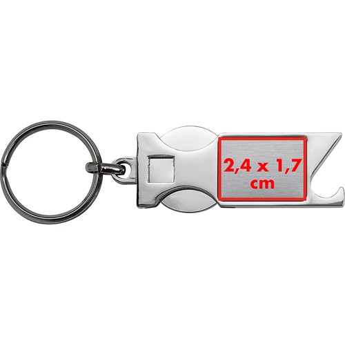 Porte-clés avec jeton HILDE - 5