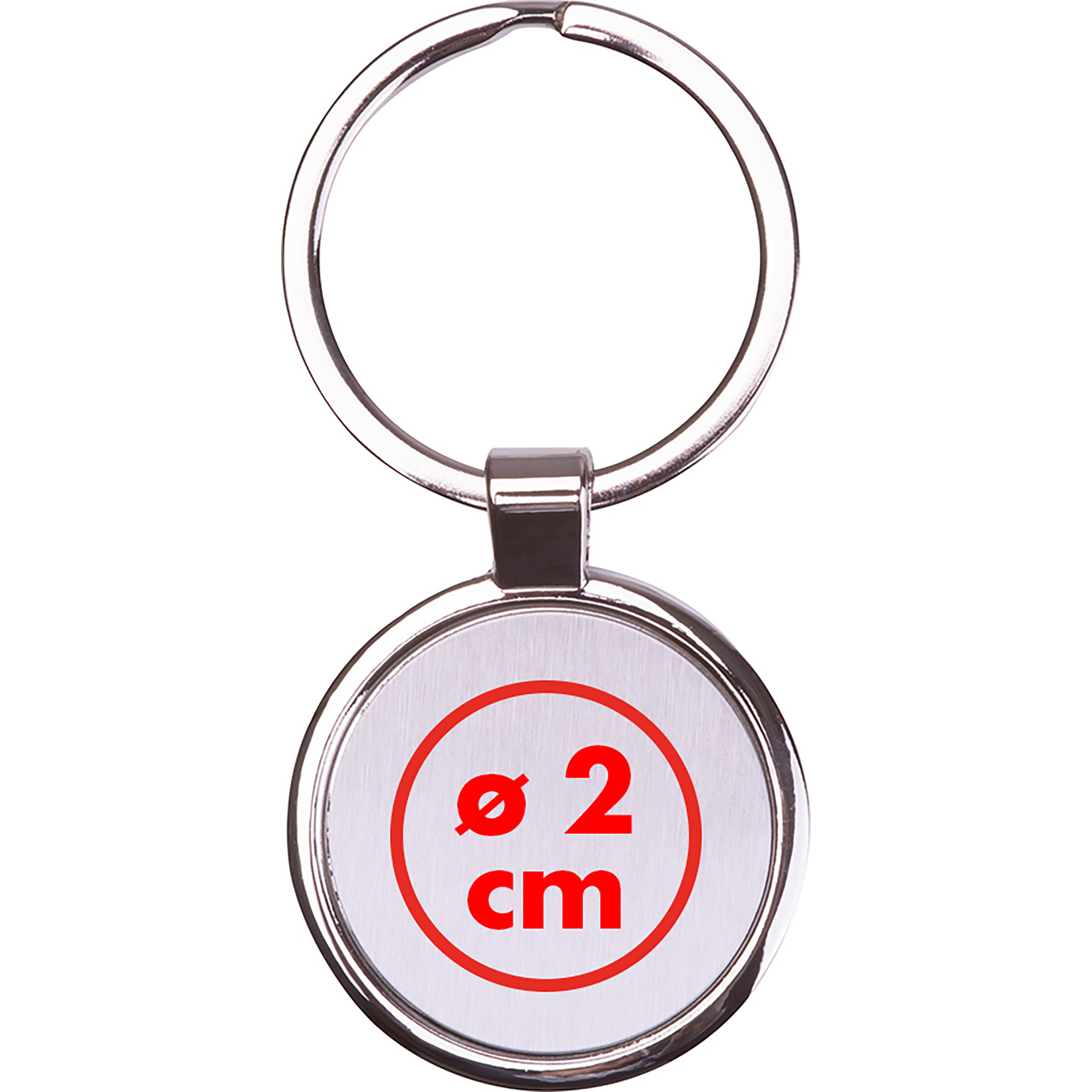 Porte-clés rond en métal ROCIO - 4